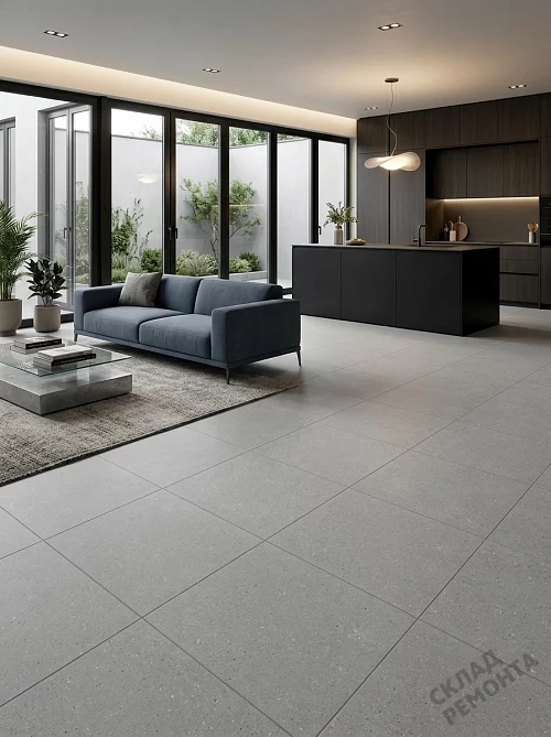 Фото Керамогранит матовый Gracia Ceramica Тренд серый 400*400*7 – купить в Балаково: цена, описание, фото. Интернет-магазин 1