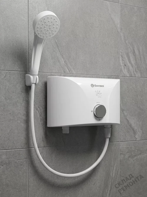 Фото Водонагреватель проточный Thermex Vetro 5500 shower – купить в Балаково: цена, описание, фото. Интернет-магазин 1