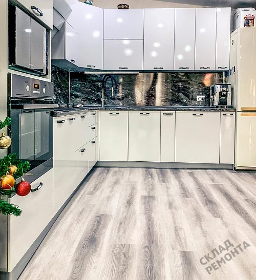 Фото Кухня ДСВ Олива снег – купить в Балаково: цена, описание, фото. Интернет-магазин 4