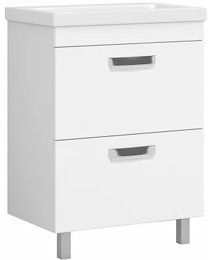 Тумба под умывальник напольная Vigo Plaza 600-0-2 024, белый