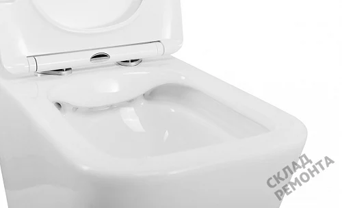 Фото Унитаз подвесной BelBagno Due 2.0 BB7107CHR/SC безободковый купить в Балаково: цена, описание, фото. Интернет-магазин 5