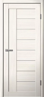 Дверь FlyDoors Ла Стелла 201 ясень снежный, экошпон, матовое стекло