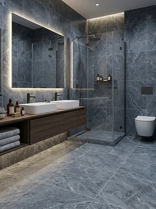 Фото Керамогранит матовый Diamond Ceramics 66N26 серый 600*600*9,5 – купить в Балаково: цена, описание, фото. Интернет-магазин 1
