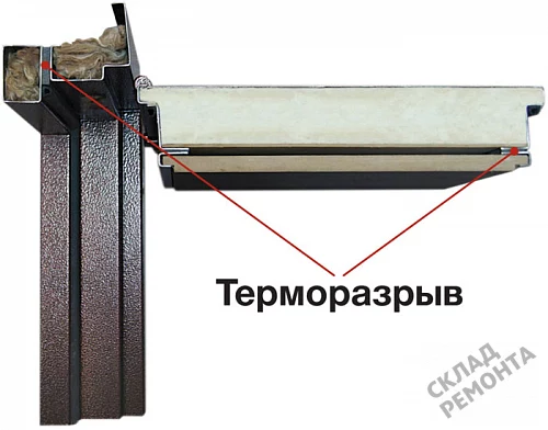 Фото Дверь входная Феррони Термо 4 с терморазрывом букле графит/эмалит белый – купить в Балаково: цена, описание, фото. Интернет-магазин. 4