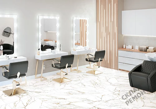 Фото Керамогранит матовый Alma Ceramica Тренди GFU04TRD04R белый 600*600*9 – купить в Балаково: цена, описание, фото. Интернет-магазин 3