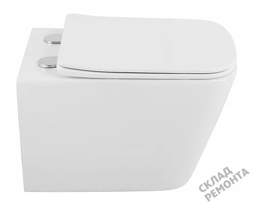 Фото Унитаз подвесной BelBagno Due 2.0 BB7107CHR/SC безободковый купить в Балаково: цена, описание, фото. Интернет-магазин 3
