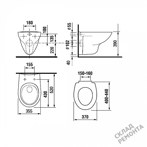 Фото Унитаз подвесной Roca Mateo 346200000 купить в Балаково: цена, описание, фото. Интернет-магазин 5