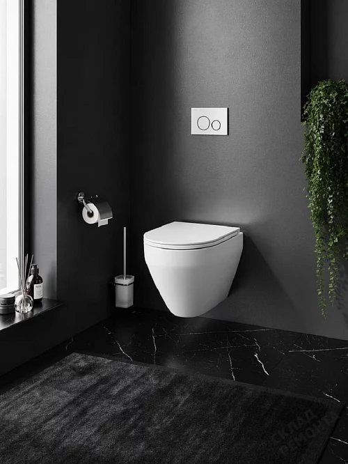 Фото Унитаз подвесной Am.Pm Spirit V2.0 C701700WH безободковый купить в Балаково: цена, описание, фото. Интернет-магазин 1